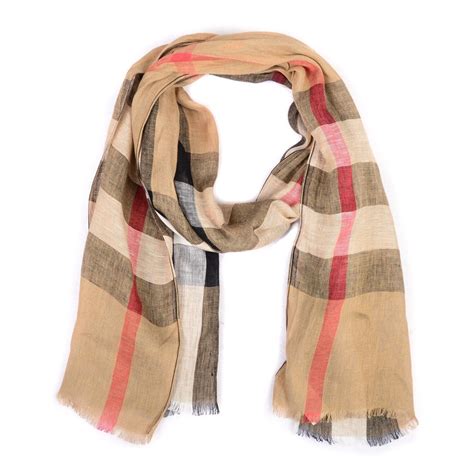 burberry giant exploded linen check lightweight scarf|Check Wool Scarf in Lichen .